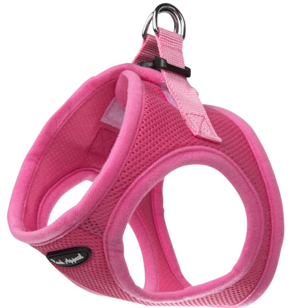 Bark Appeal Pink Mesh Step-In Dog Harness Size Medium